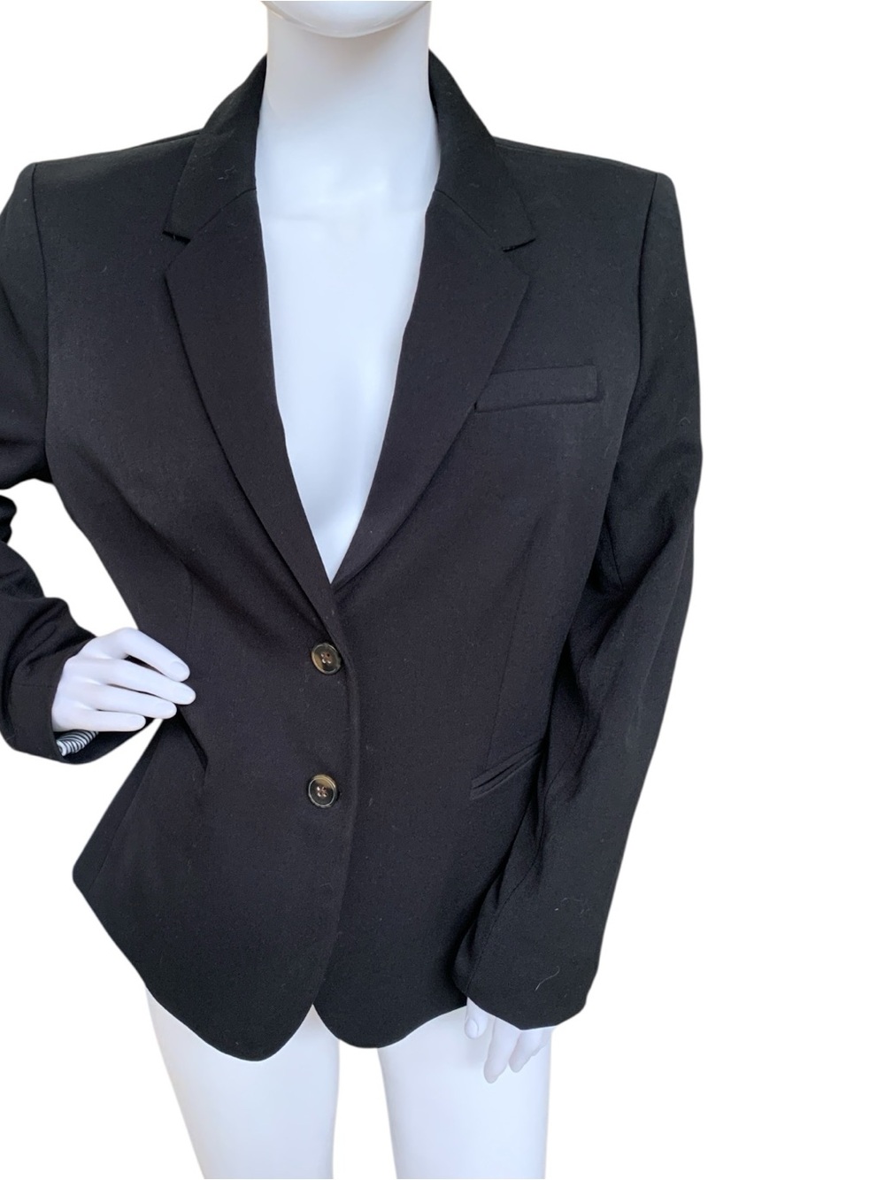 J. Crew Black Two-Button Women's Blazer
